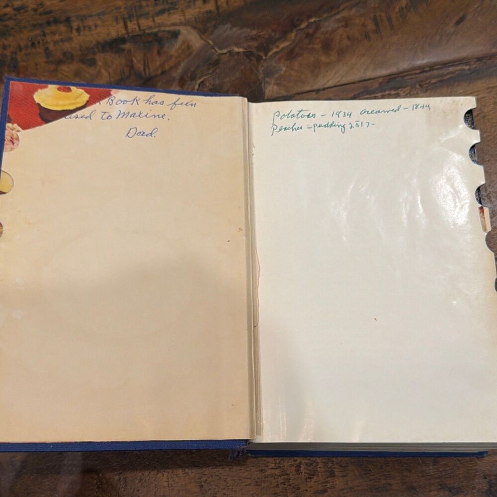 The New American Cook Book 1943 By Lily Wallace Vtg Thumb Index WW2 - Picture 7 of 13